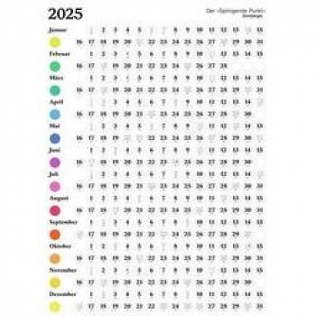 Neumann Verlage 2025 Colorful Dot Calendar