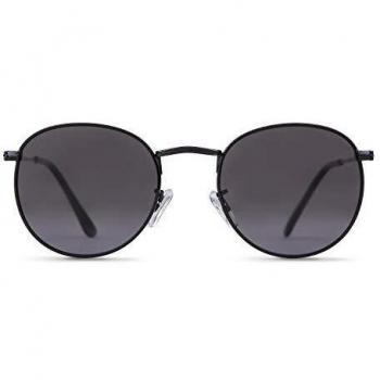 Polarised Retro Rundmetall Sonnenbrille für Männer & Frauen