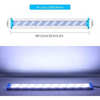 Lampe LED pour Plantes Aquatiques 18-61CM avec Clip
