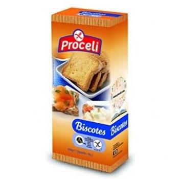 Biscotes de Pan Sin Gluten 150g Proceli