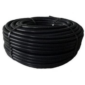 Tube Polyéthylène 20 mm, 100 m – Noir – Ondulé