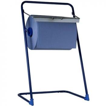 Putzrollen-Spender, Metall blau, für Rollen bis 40 cm, 1 Stück