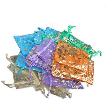 Pochettes en Organza pour mariage, 50 pièces