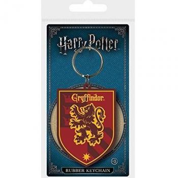 Gryffindor House Keychain Multicolored Rubber 4 x 6 x 1.3 cm RK38693C