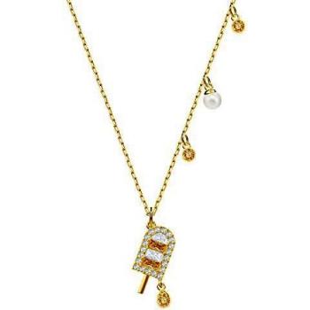 Collana con pendente Swarovski No Regrets Ice Cream in oro rosa