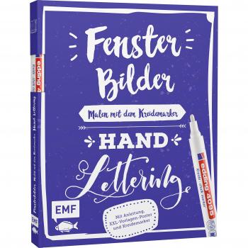 Fensterbilder malen mit dem Kreidemarker