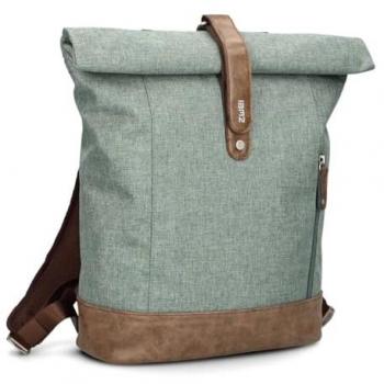 ZWEI Olli O24 Sac à dos Eucalyptus vert marron