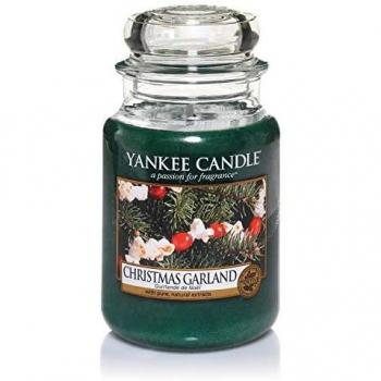 Verde Ghirlanda Natale Yankee Candle Jar Candle