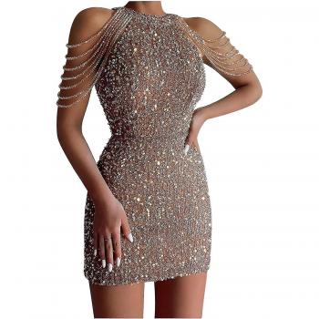 Robe de soirée chic sans manches