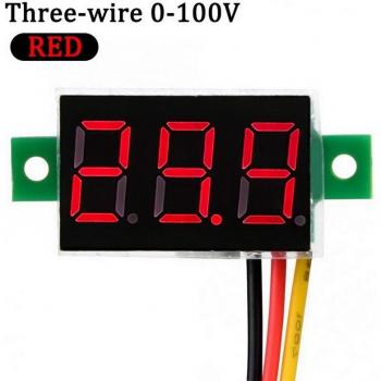 0-100V DC Mini Digital Voltmeter
