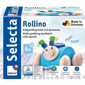 Selecta 61073 Babywelt Rollino, blau, 7,5 cm