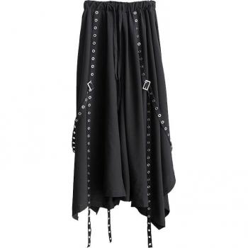 Pantalones Harén Informales de Talla Grande con Falda