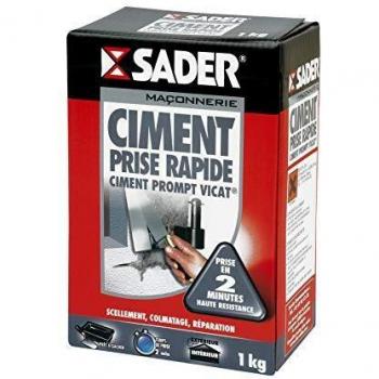Ciment Prise Rapide Vicat Sader 1kg