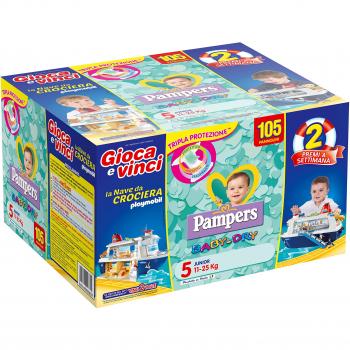 Pampers Baby Dry Pannolini Junior, Taglia 5 (11-25 kg)