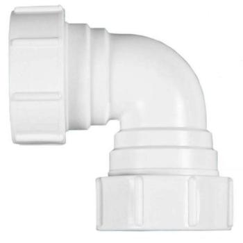 Polypipe Compression Waste 90 Knuckle Bend – 32mm PS15 (White)