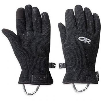 Guantes de sensor Flurry para mujer Outdoor Research, color negro, mediano