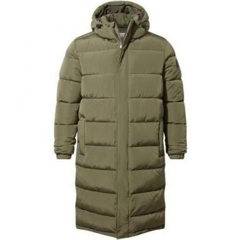 TOG24 Men's Langrick Long Insulated Jacket 3XL Khaki