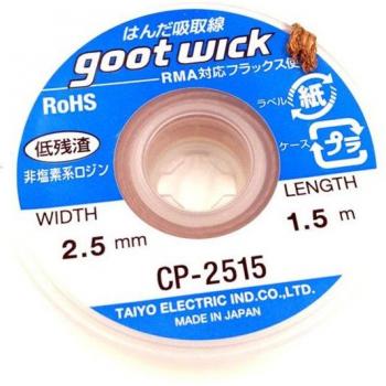 100Fix GOOT Dampf‑Entlöser-Docht – Geflochtenes Kupfer, Modelle 1515, 3015, 3515, 2515