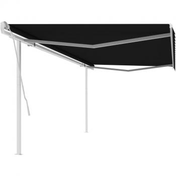Tenda Sole Retrattile Manuale 5x3 m Antracite