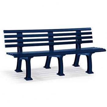 Panchina da Giardino Blu in PVC