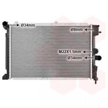 Engine ThermoGuard Radiator 37002168 (Int'l)