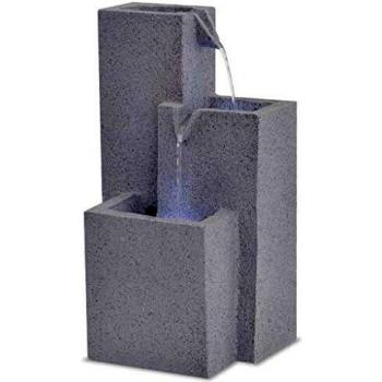 Polyresin Indoor Water Feature with LED Accent – VidaXL