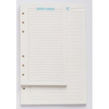 Spiral Notebook Refill A5 A6 6-Hole Diary Pages