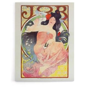 Mucha Inspired 24x32 Canvas Print – Classic Art Nouveau Poster
