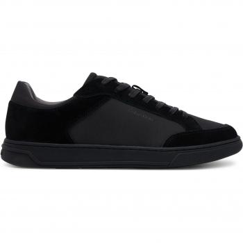 Calvin Klein Sneaker Low Top mit Repreve-Mix, Schnürung, Modell HM0HM01802 – Schwarz