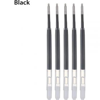Black Blue Ink Gel Pen Refill 5PCs 0.5MM