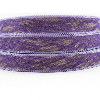 Ruban en lin 25mm, 5 yards, pour bricolage et décoration de chapeaux