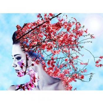 Plein Diamant Peinture Fleur Photo
