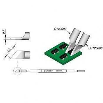 Punta di Dissaldatura 3,5 mm C120 JBC Dual‑In‑Line (Accessori)