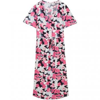 TOM TAILOR Damen Maxikleid mit Allover Print, rosa, Gr. 42