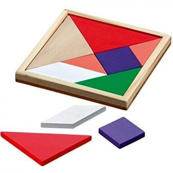 Juego de Tangram de colores 15x15cm