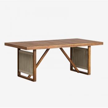 Table Rectangulaire Nayely en Acacia 200x100 cm