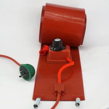 Tambor Flex 200 L con Manta Caliente y Cables de Potencia 125 × 1740 mm