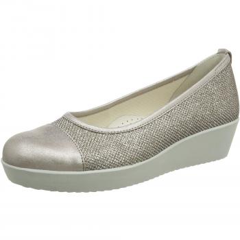 Gabor Schuhe Damen Ballerinas, Grau (Argento/Muschel 14), 42 EU