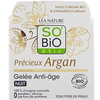 LÉA NATURE SO BiO étic Argan Anti-Aging Nachtpflege-Gel, 40 ml