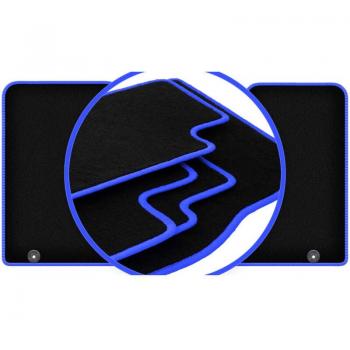 Tappetini di Protezione CARLUX BLUE per Opel Vivaro II Furgone 2014‑2019