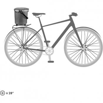 Ortlieb Up-Town Rack Bagagedragertas Urban Peper