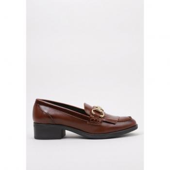 Talla 40 Barina de Sandra Fontán: Mocasín Plano en Camel