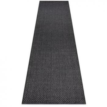 RUGSX Outdoor Black Sisal Runner 70x200 cm