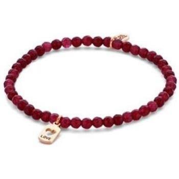 Pulsera Mujer CO88 Corazón Rojo