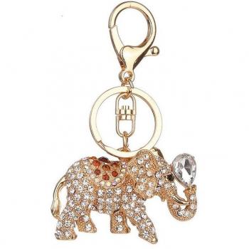 Accesorio de Elefante Brillante para Bolsos