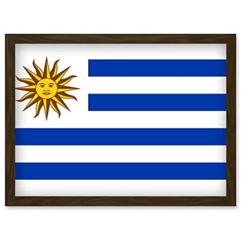Vexillology Uruguay Flag Wall Artwork – A4