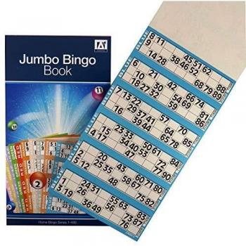 Family Bingo Game Ticket Book