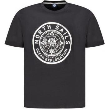 North Sails Black Short Sleeve Tee