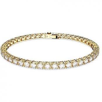 Bracelet Matrix Tennis 5657665 – Plaqué or – Cristaux incolores