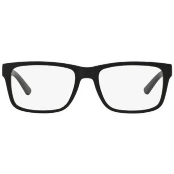 Armani Exchange AX3016 “Urban” Black Eyeglasses for Men, Size 53 – Anti‑Glare Lenses
